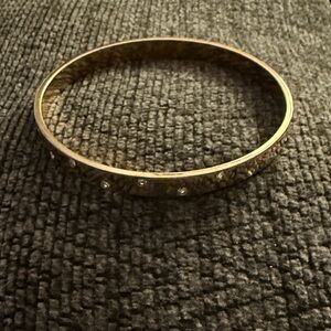 Swarovski Gold-Tone Crystal Bangle Bracelet